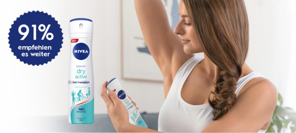 Botschafter NIVEA deo dry active